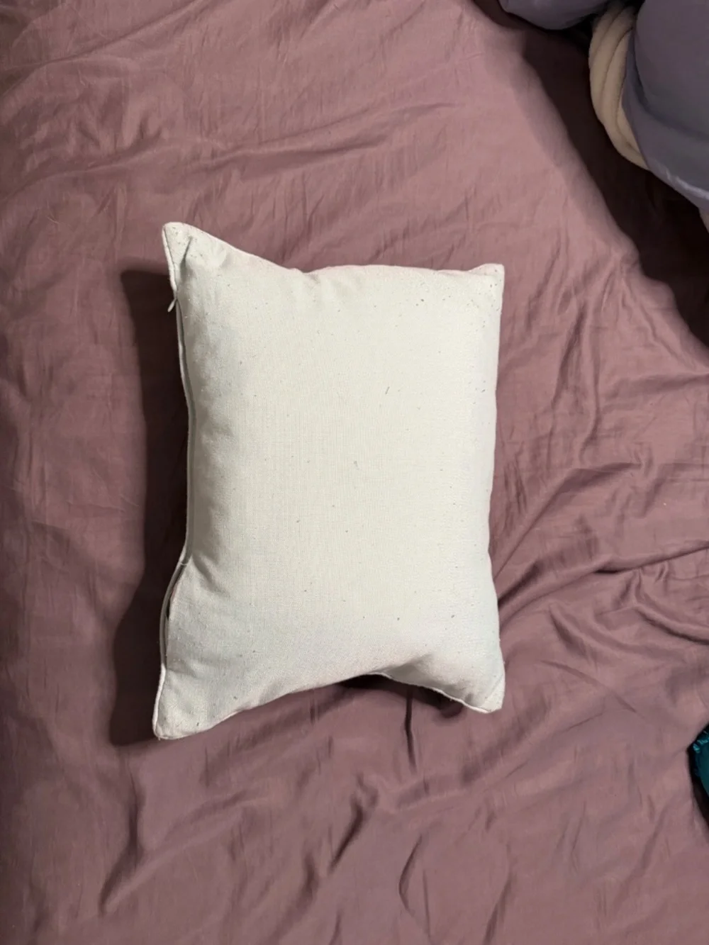 Smile Sequin Light Seafoam Green Pillow